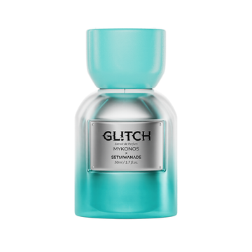 MYKONOS Glitch perfume bottle – fresh citrus fragrance for men, UAE