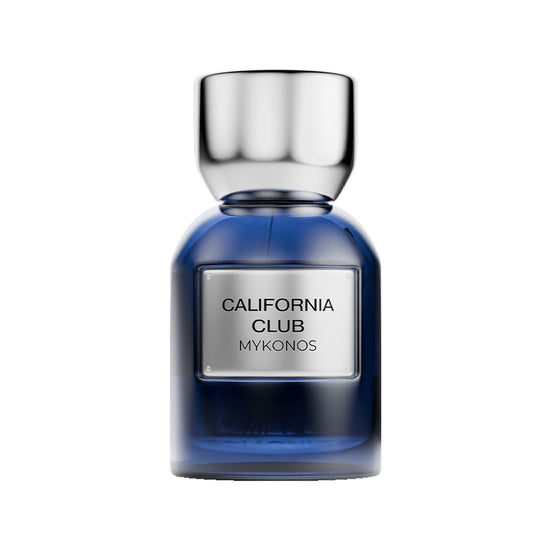 MYKONOS California Club perfume bottle – woody floral fragrance for men, UAE