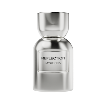 MYKONOS Reflection perfume bottle – fresh aquatic musky fragrance, UAE
